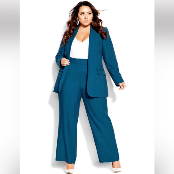 City Chic Pants - CITY CHIC Draw The Line Pant, Size 18